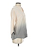 Rungolee Ivory Gray 3/4 Sleeve Blouse Size XS - photo 4