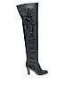 Chloé 100% Leather Black Leather Over the Knee Boots Size EU 37 1/2 - photo 1