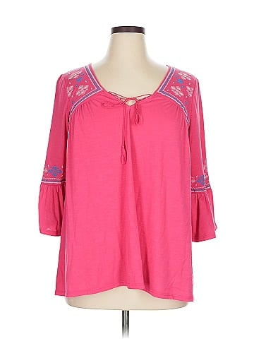 New Directions 3/4 Sleeve Blouse (view 1)