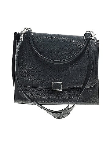 Céline Leather and Suede Trapeze Bag (view 1)