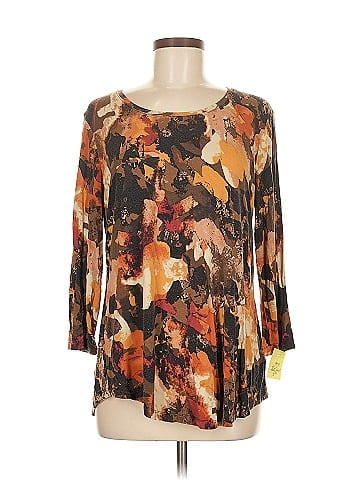 JM Collection 3/4 Sleeve T-Shirt (view 1)
