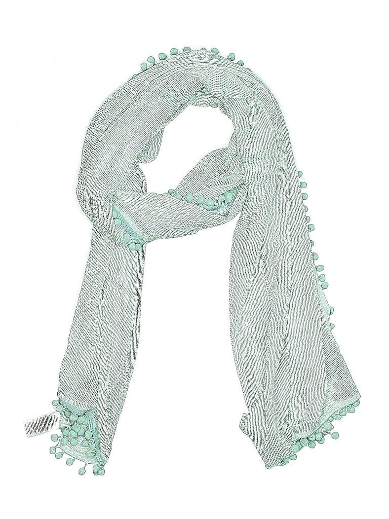 Pre-owned Halogen Scarf In Blue