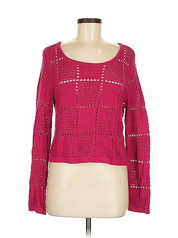 Ultra Pink Pullover Sweater (view 1)