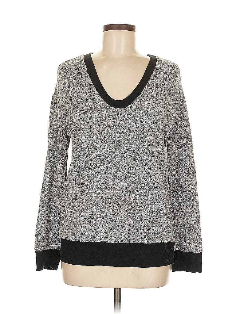 Three Dots Gray Pullover Sweater Size M - photo 1