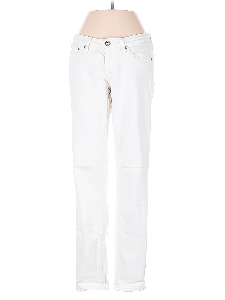 Pre-owned Adriano Goldschmied Jeans In White