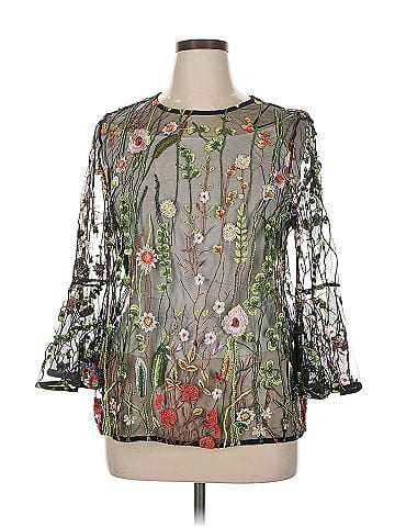 Adiva 3/4 Sleeve Blouse (view 1)