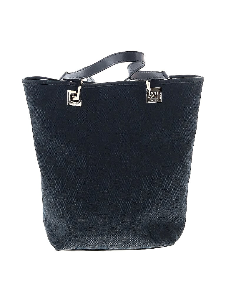 Gucci 100% Canvas Blue Black Satchel One size - photo 1