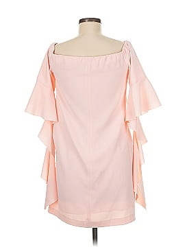 open lace back dress Baby Pink Chiffon Mini X-Small / Baby Pink main image 1