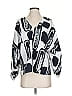 Frances Valentine 100% Cotton Silver 3/4 Sleeve Blouse Size S - photo 1