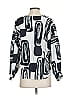 Frances Valentine 100% Cotton Silver 3/4 Sleeve Blouse Size S - photo 2