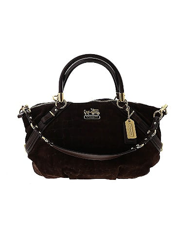 Coach Factory Leather Satchel (view 1)