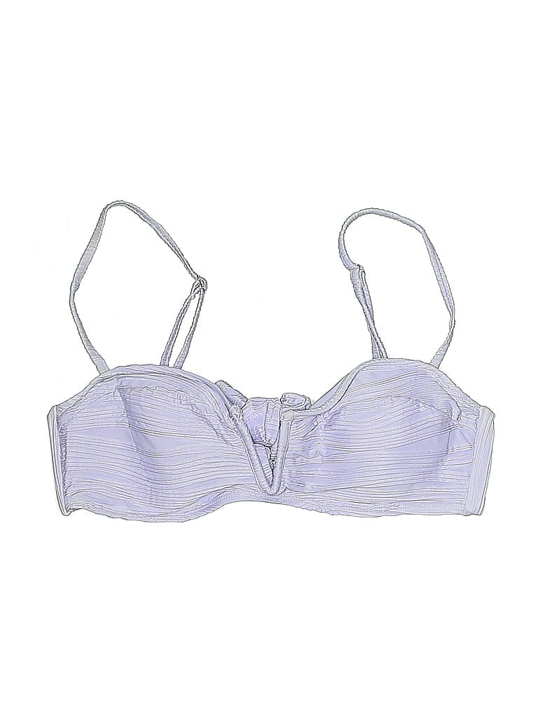 Pre-owned Lucky Brand Swimsuit Top Purple Swimwear