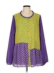 Logo By Lori Goldstein Long Sleeve Blouse