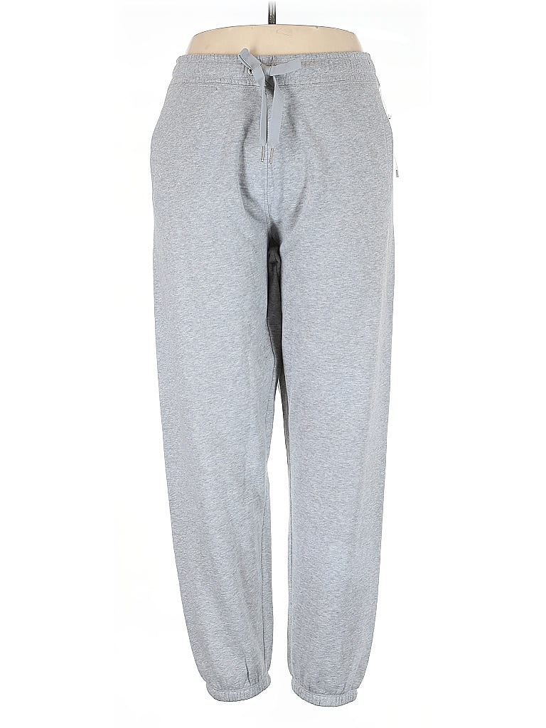 Calvin Klein Men's Drawstring Heather Athletic Fit Sweatpants Gray Size XX-Large