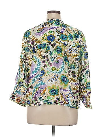 Johnny Was 3/4 Sleeve Blouse (view 2)