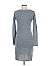 Leith Solid Gray Casual Dress Size M - photo 2