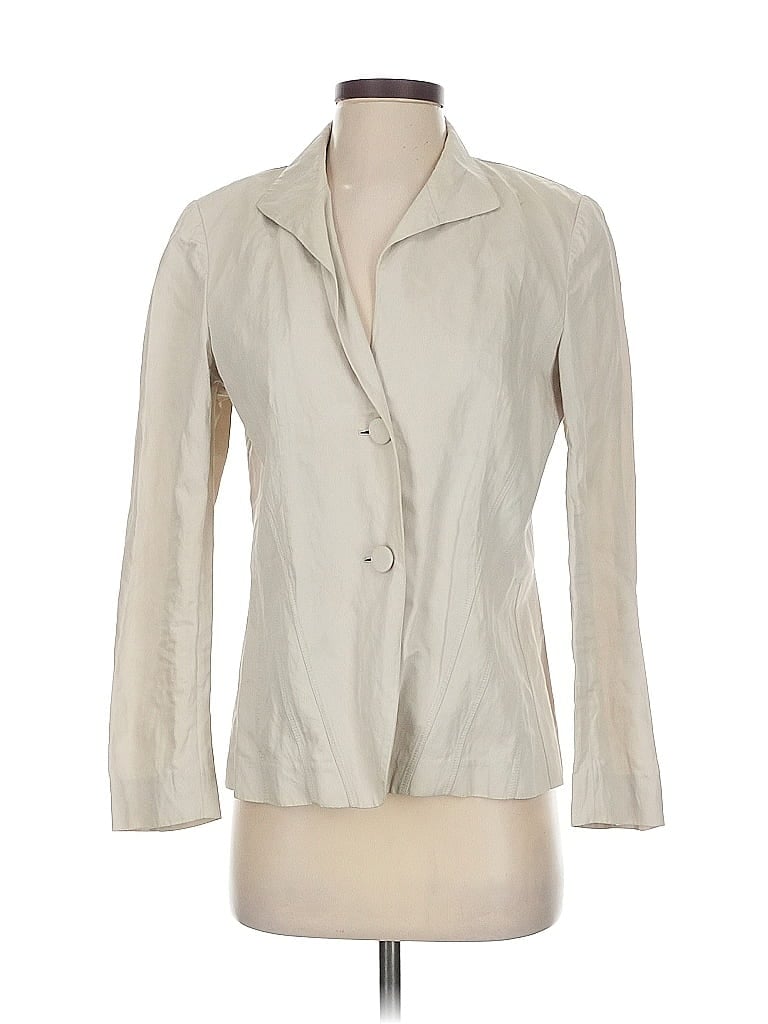 Pre-owned Lafayette 148 Blazer Jacket In Brown