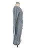 Leith Solid Gray Casual Dress Size M - photo 4