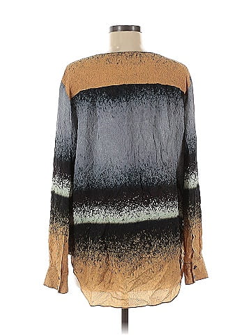 Derek Lam 10 Crosby Long Sleeve Silk Top (view 2)