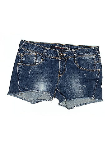 Zara TRF Denim Shorts (view 1)