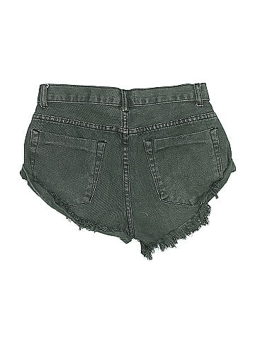 Mustard Seed Denim Shorts (view 2)