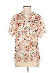 Allegra K Short Sleeve Blouse