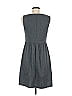 Daisy Fuentes Solid Gray Casual Dress Size M - photo 2