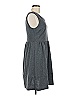 Daisy Fuentes Solid Gray Casual Dress Size M - photo 3
