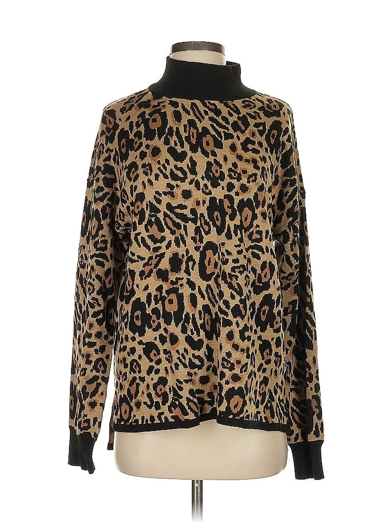 Pre-owned Calvin Klein Pullover Sweater In Gold