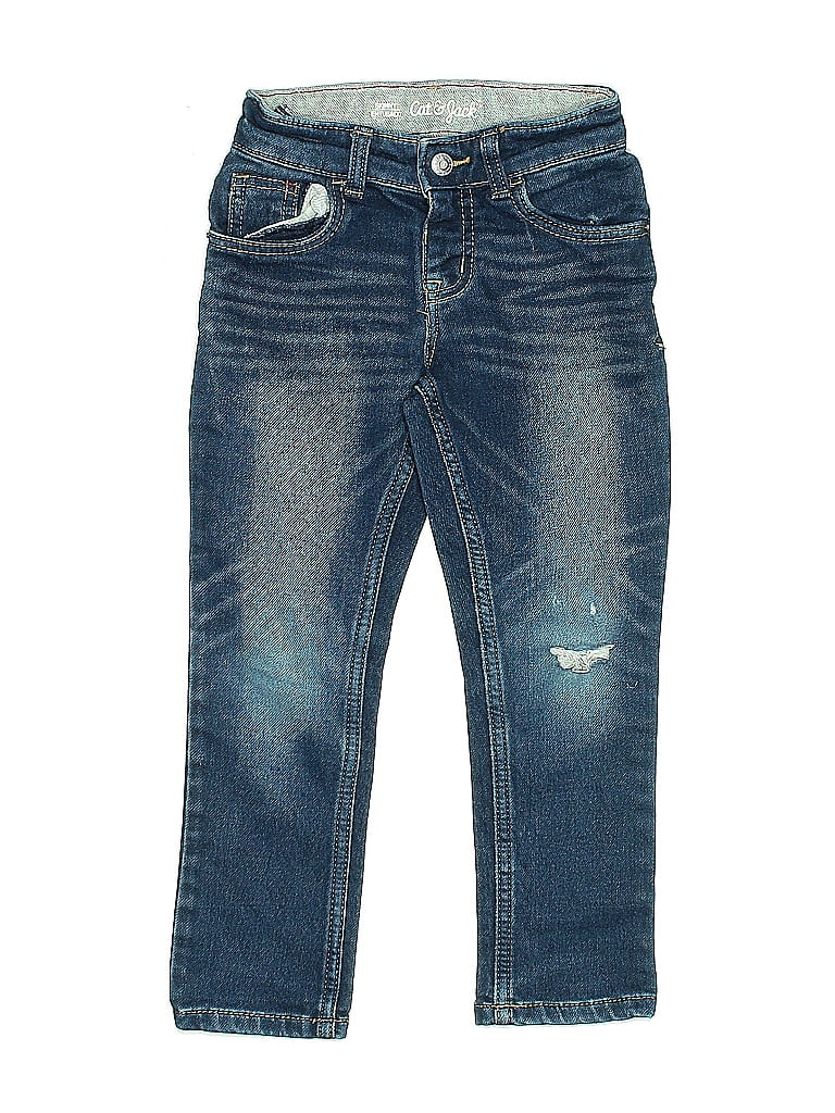 Cat & Jack Blue Jeans Size 4T - photo 1
