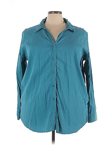 Eileen Fisher 3/4 Sleeve Button-Down Shirt (view 1)