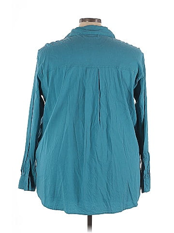 Eileen Fisher 3/4 Sleeve Button-Down Shirt (view 2)