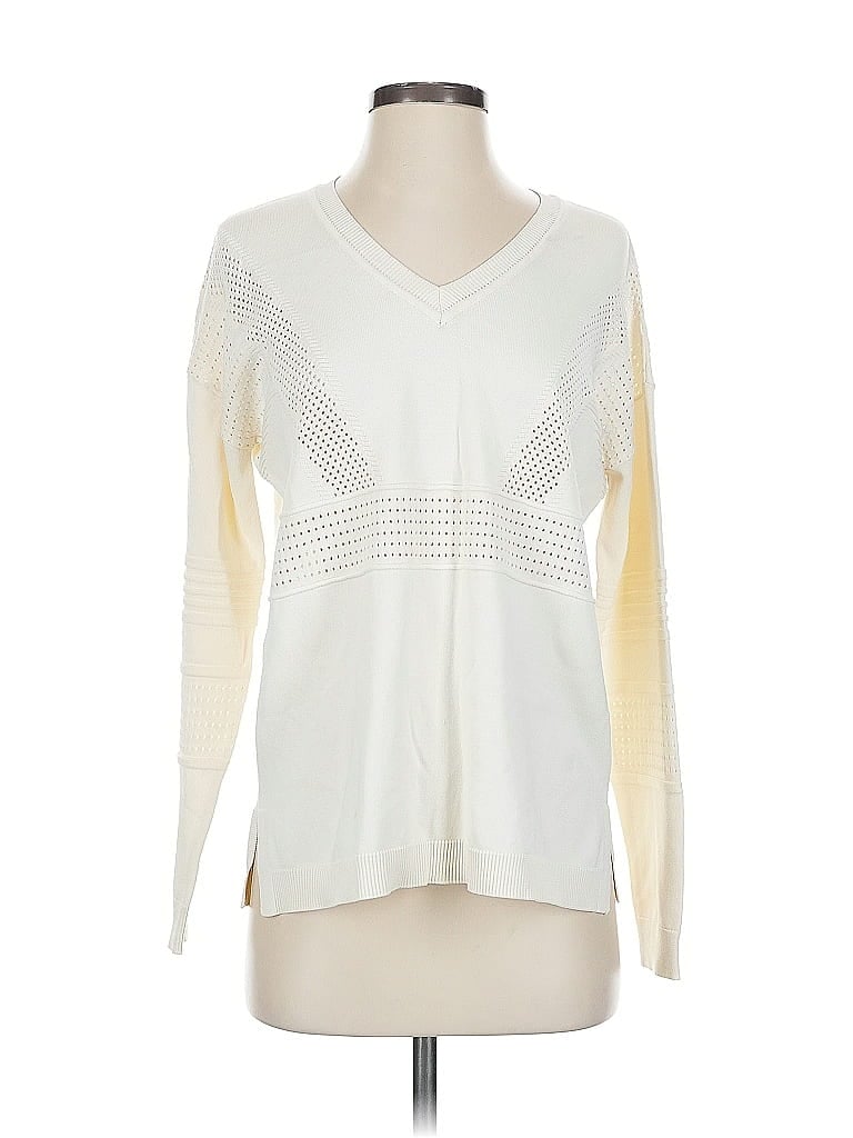 GIANNI BINI Pre-owned Pullover Sweater In White