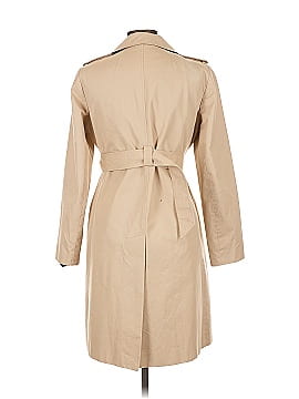 H&M 100% Polyester Tan Trenchcoat Size S