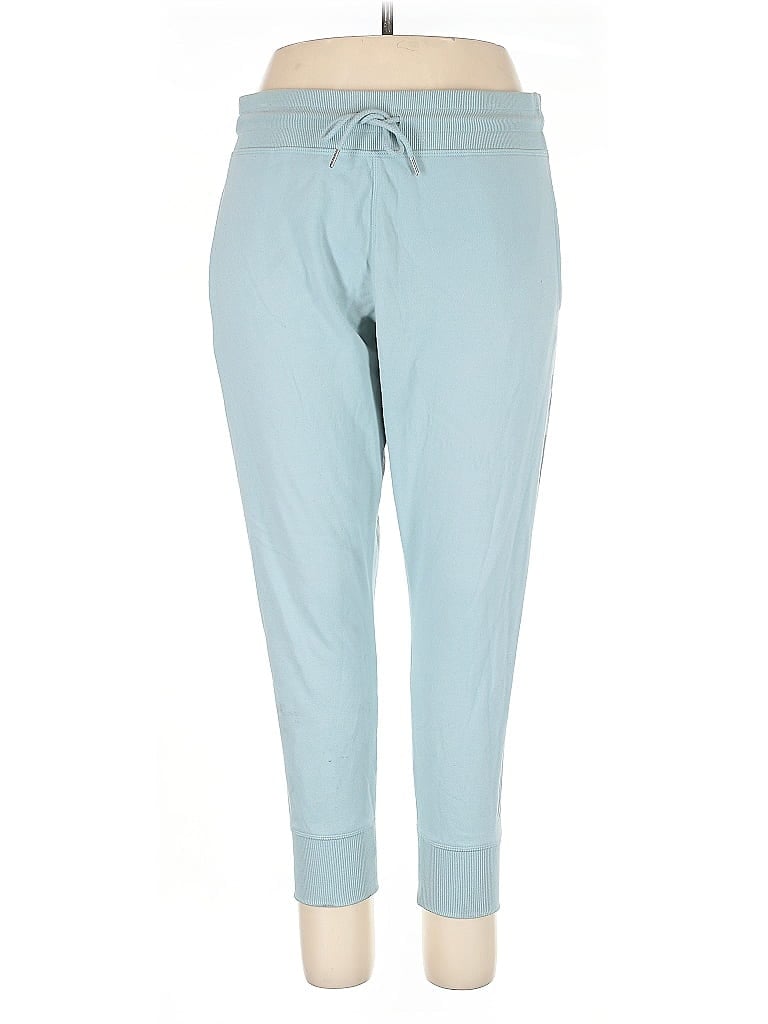 Pre-owned Reebok Casual Pants In Blue