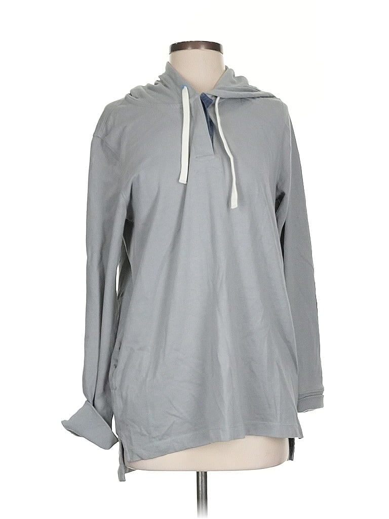 Pre-owned Lands' End Sweatshirt In Gray