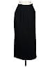 Michele 100% Polyester Solid Black Formal Skirt Size 12 - photo 1