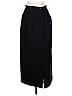 Michele 100% Polyester Solid Black Formal Skirt Size 12 - photo 2