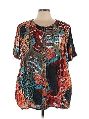Roaman's Short Sleeve Blouse