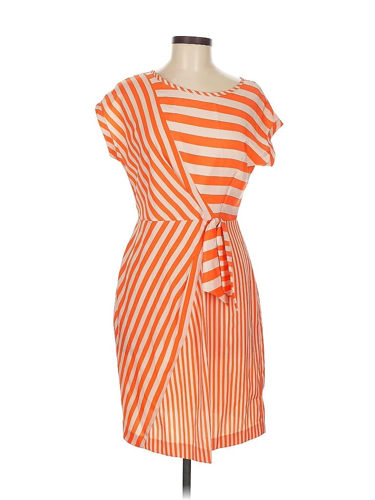 Pre-owned Gabby Skye Casual Dress In Orange