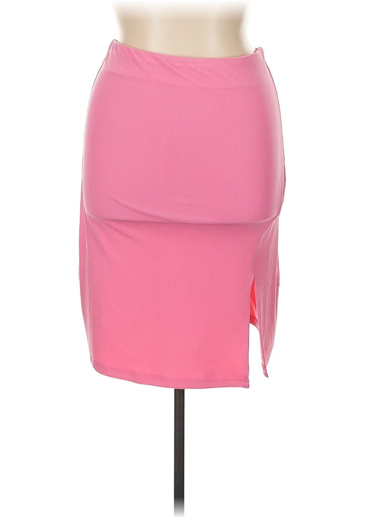 Meshki Casual Skirt In Pink
