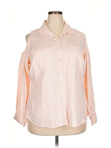 Crown & Ivy 3/4 Sleeve Button-Down Shirt (view 1)