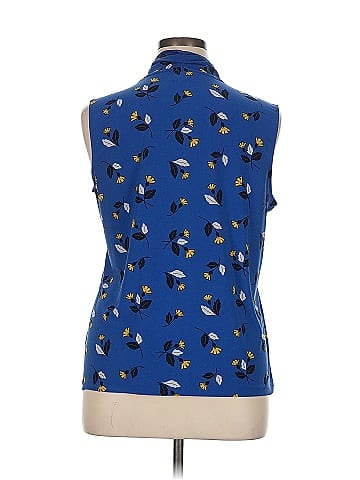 Anne Klein Sleeveless Button-Down Shirt (view 2)