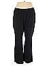 Woman Within Solid Black Active Pants Size 22 - photo 1