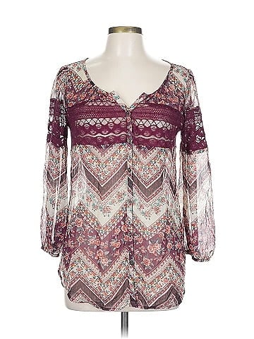 Dolled Up 3/4 Sleeve Blouse (view 1)