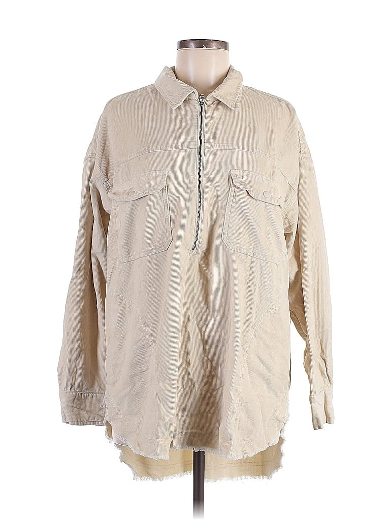 Pre-owned Offline By Aerie Raincoat In Brown