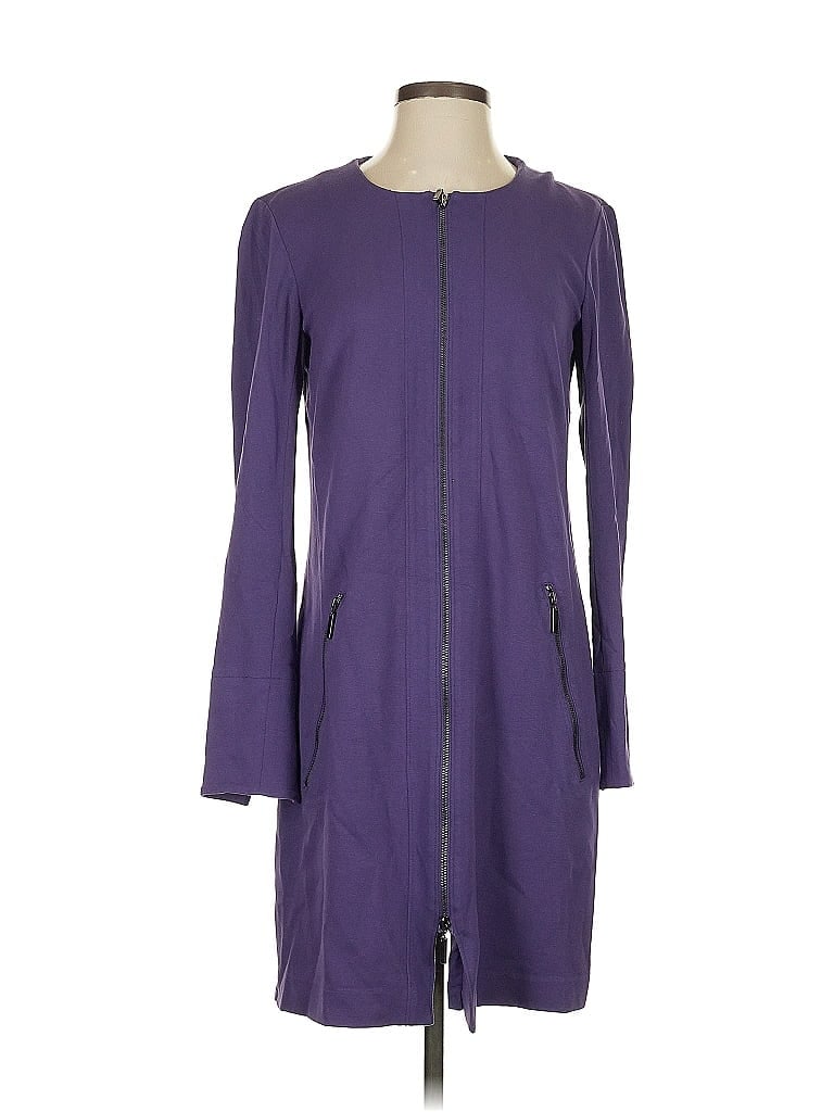 W by Worth Purple Casual Dress Size 4 - photo 1