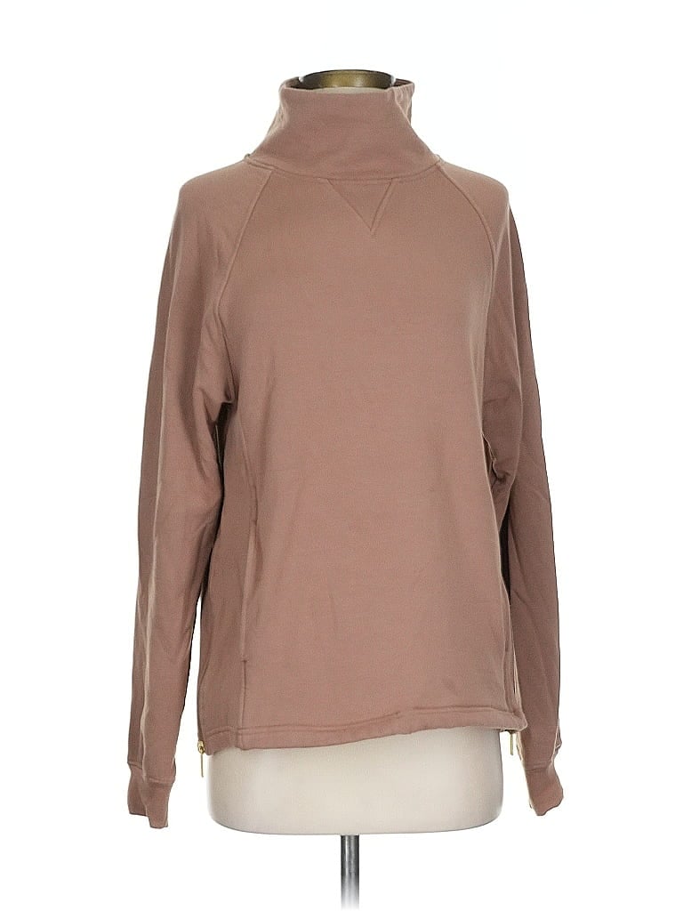 Click to view more detailed imagery on our partner's website Pre-owned Mpg Turtleneck Sweater In Brown