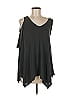 Aqua 100% Polyester Black Sleeveless T-Shirt Size XS - photo 1