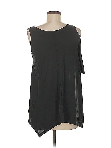 Aqua Sleeveless T-Shirt (view 2)